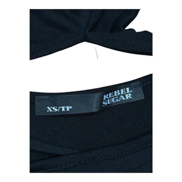 Rebel Sugar Dress Womens XS Sleeveless Criss Cross Keyhole Back Mini Canada - Picture 5 of 7